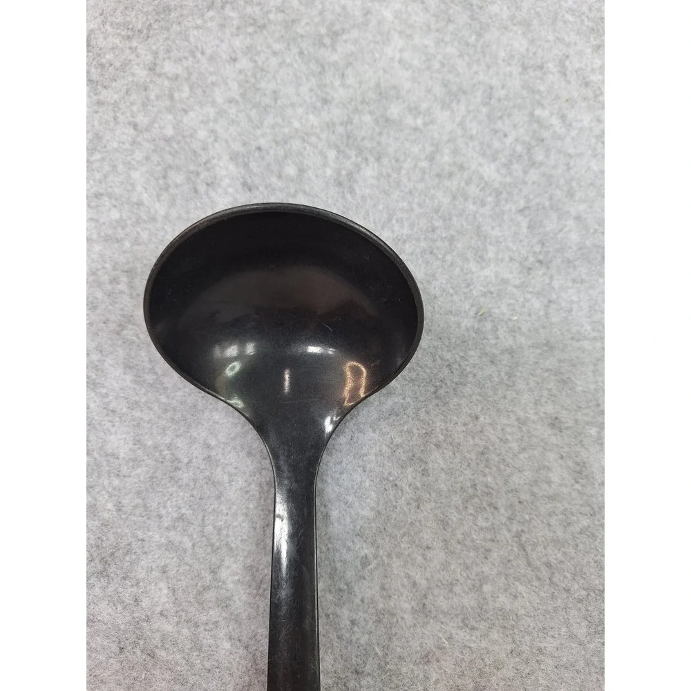 Tupperware Black Plastic Soup Ladle 1916-7 Kitchen Serving Spoon 12 Inch